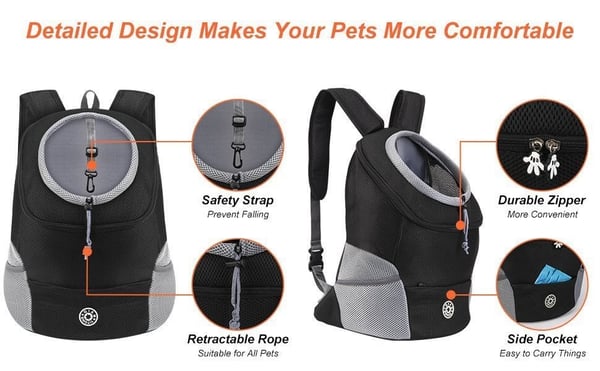 Comfortable Canine Carrier Backpack for Adventures