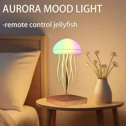 Remote-Controlled Jellyfish Lamp for Bedside Decor