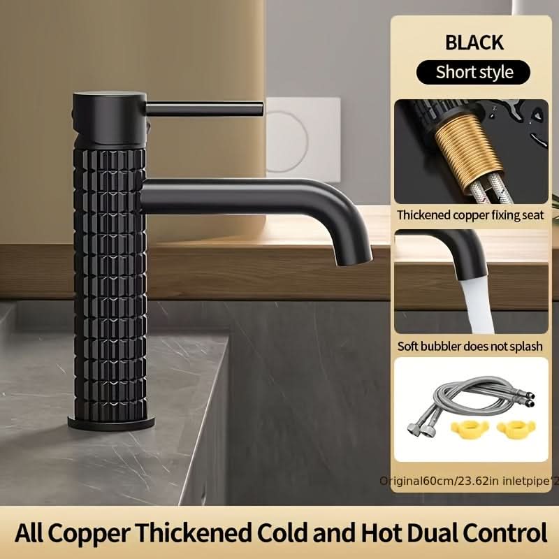 Brass Faucet for Hot and Cold Water – Basin Installation