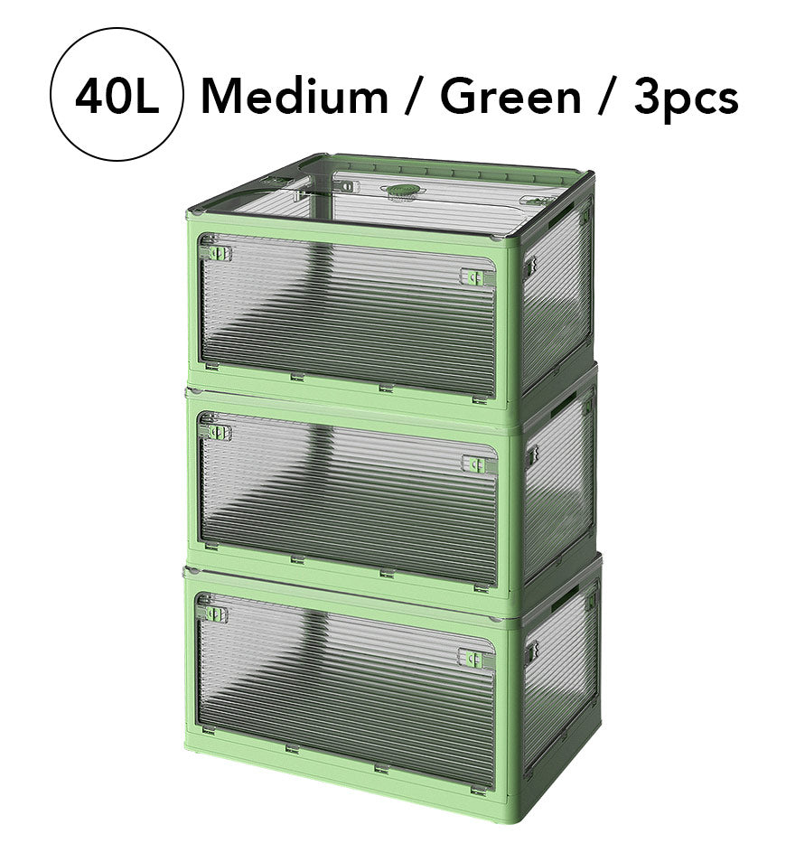 Versatile Collapsible Clear Storage Organizer