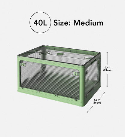 Versatile Collapsible Clear Storage Organizer