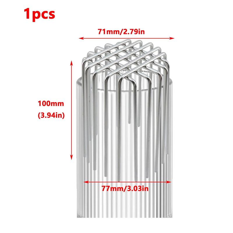 Premium Stainless Steel Vent Guard for Dryer Exhaust | Fits 50–200 mm Pipes | No Tools Required