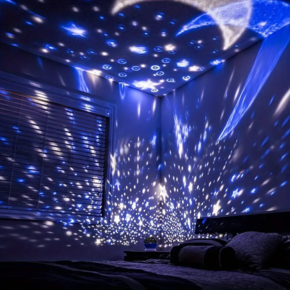 Relaxing Ambient Light Projector for Home – Starry Night Design