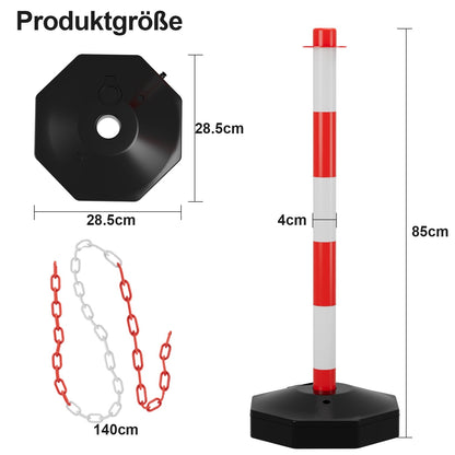 Chain Post with 1.4 m Length for Barrier Setup