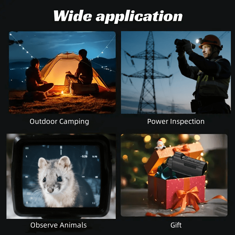 USB Rechargeable Night Vision Goggles for Outdoor Exploration