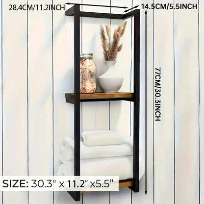 Space-Saving Towel Rack - Ideal for a Tidy Bathroom