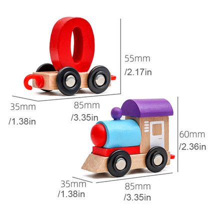Magnetic Number Train Puzzle Toy Set for Learning Fun