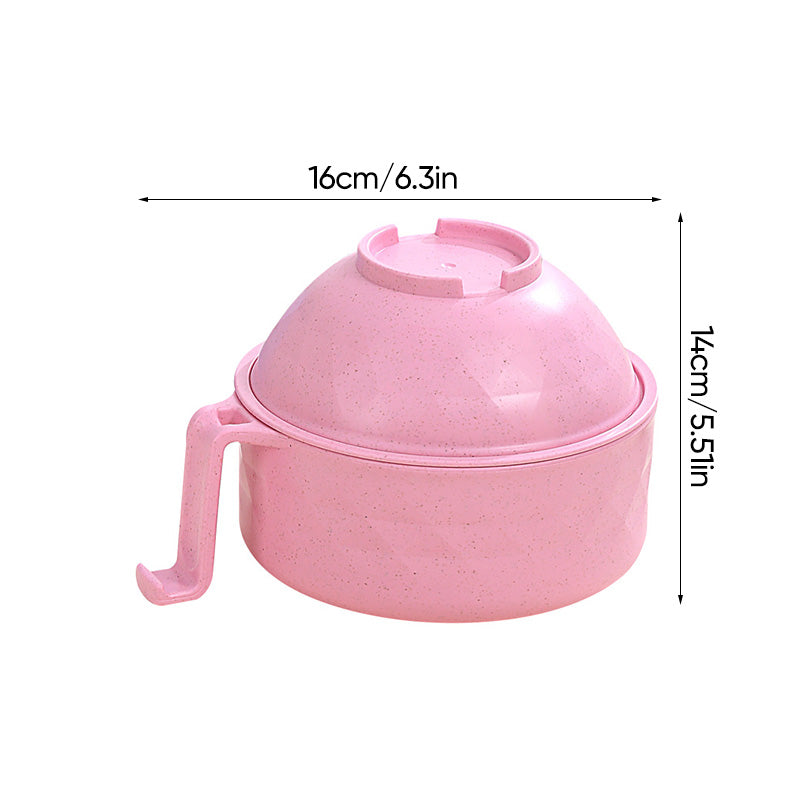 Convenient 1200ml Microwave Noodle Bowl with Strainer