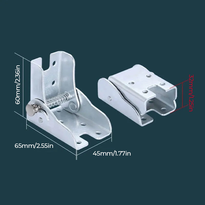Self-Locking 90-Degree Hinged Hinge