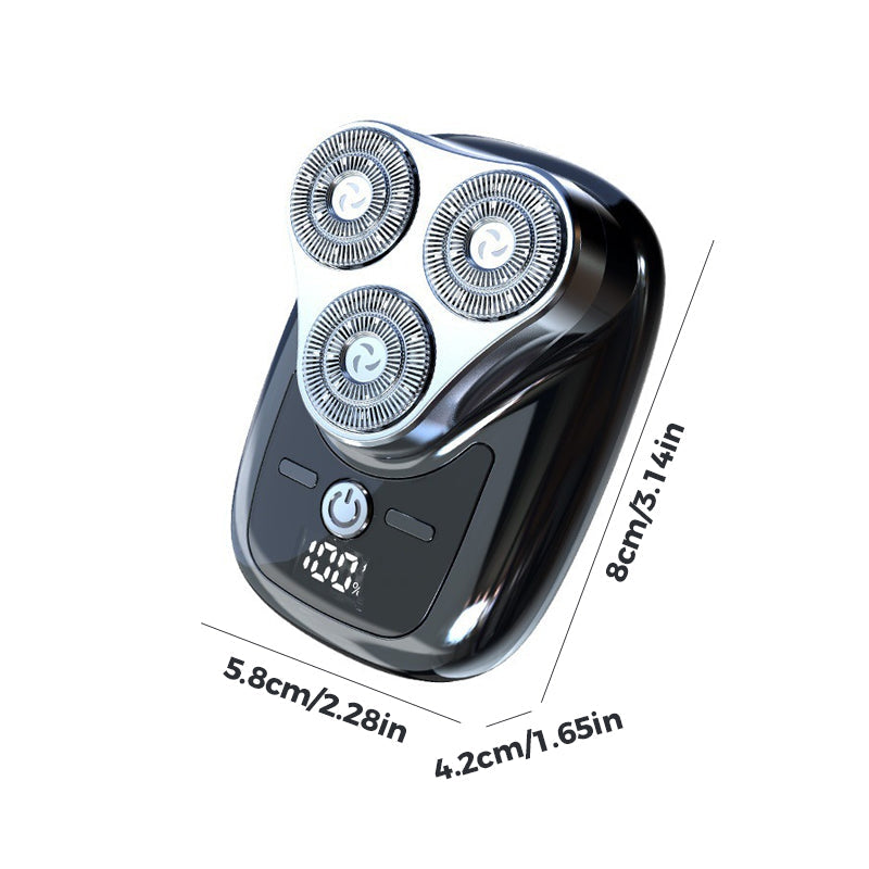 3-in-1 Rechargeable Men's Shaver with Flexible Heads