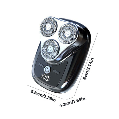 3-in-1 Rechargeable Men's Shaver with Flexible Heads