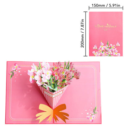 Artistic Pop-Up Greeting Card for Mother's Day
