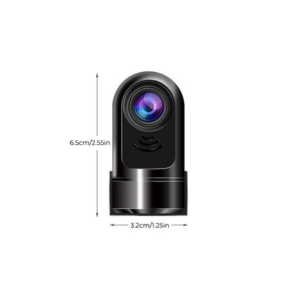 360° Rotating Mini Dash Camera with 1080P HD Resolution