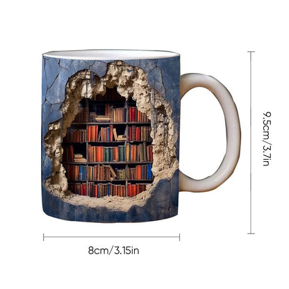 3D Mug with Library Note Design
