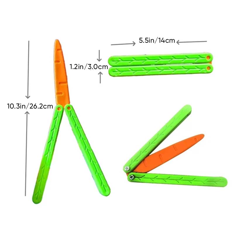 Toy Butterfly Knife for Practice and Tricks