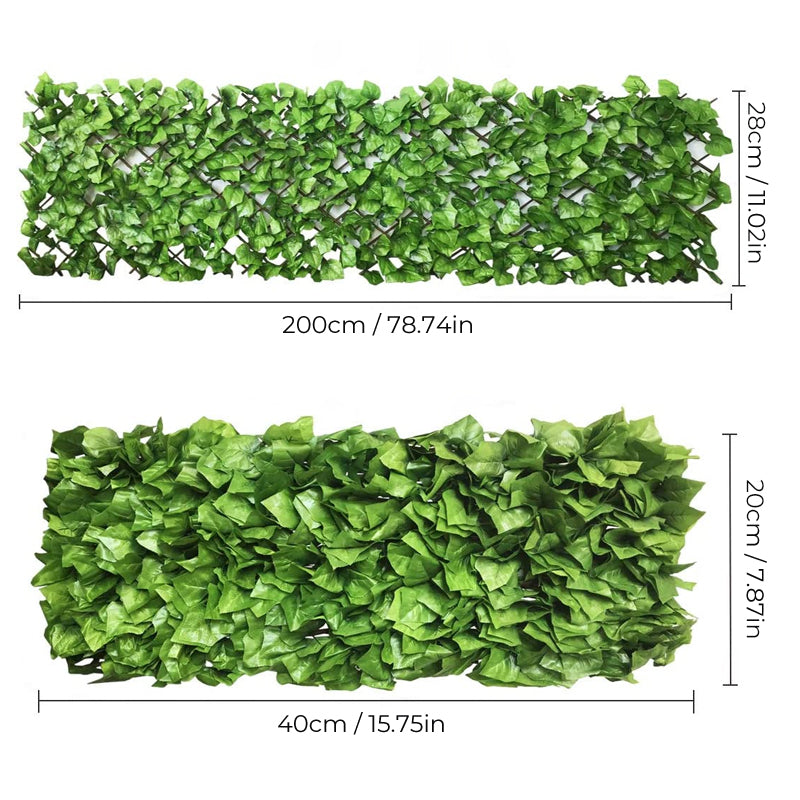 Expandable Faux Privacy Fence