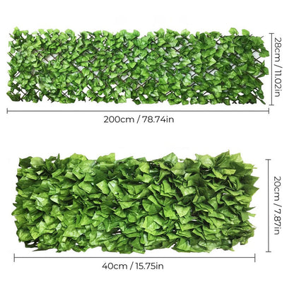 Expandable Faux Privacy Fence