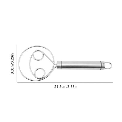 Stainless Steel Dough Whisk for Easy Mixing