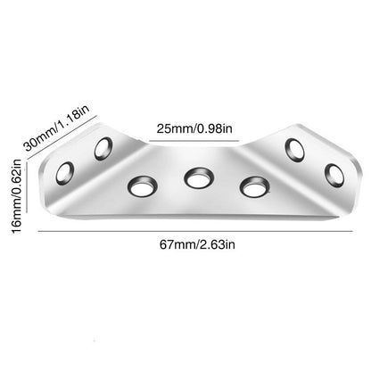Stainless Steel Corner Bracket for Enhanced Furniture Stability