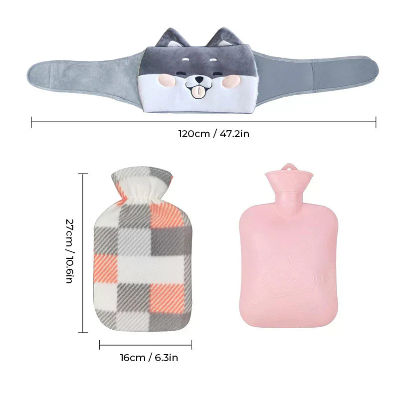 Reusable Plush Heating Pad with Hip Support