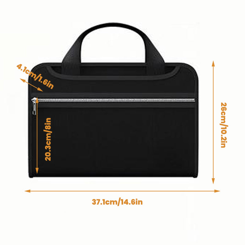 Spacious Fireproof A4 Document Organizer with Handle