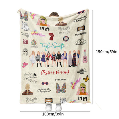 Nap Blanket for Travel and Home Office Use - Swiftmas Design