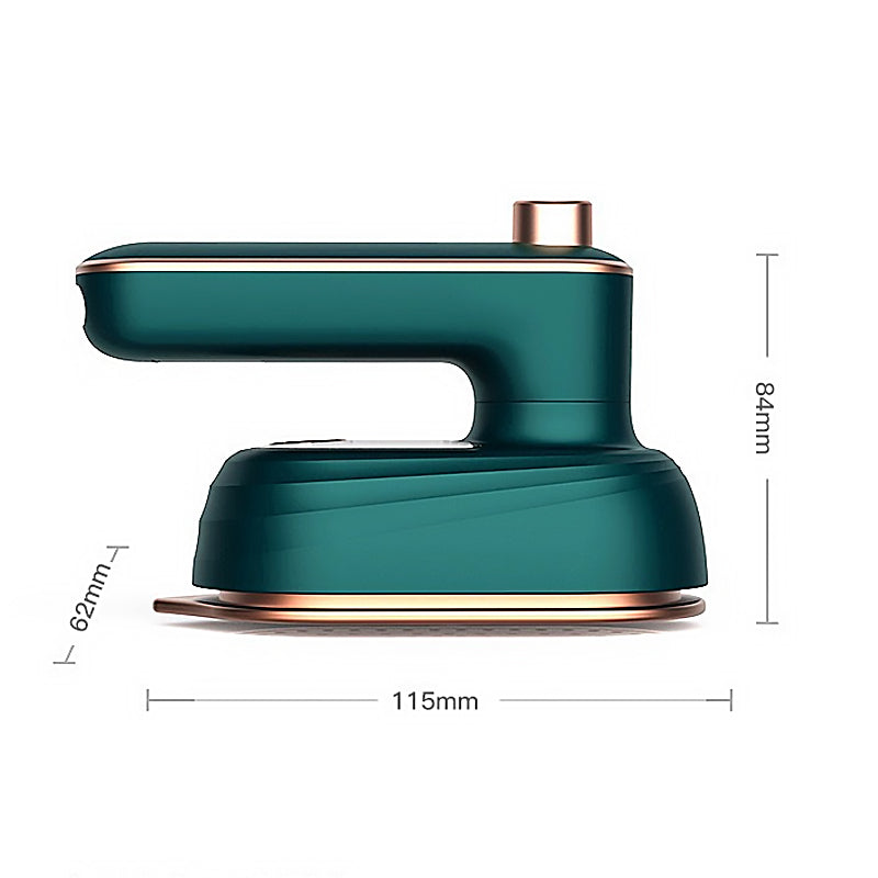 Portable 2-in-1 Steamer for Dry and Steam Ironing | 30s Heat-Up, 50ml Tank | Precision Tip for Collars & Cuffs