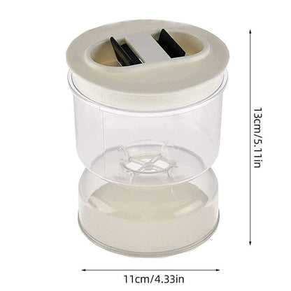 Pickle and Olive Jar Container with Strainer