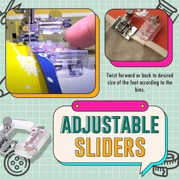 Buy One, Get One Free | Adjustable Bias Binding Foot