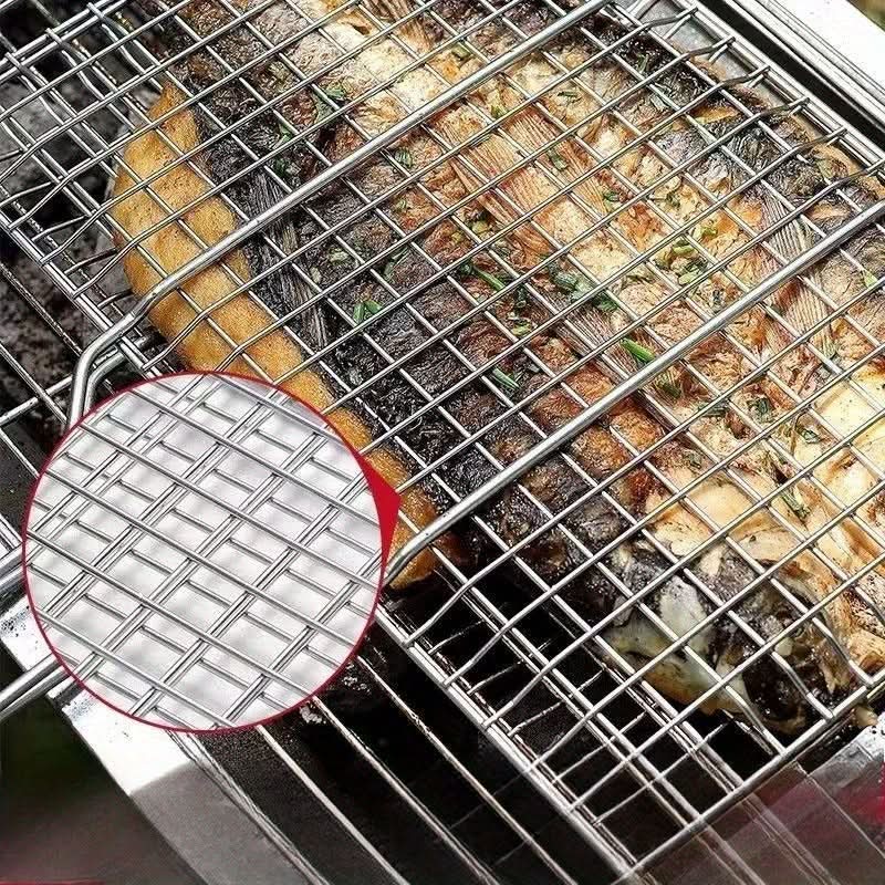 Durable BBQ Grill Basket for Convenient Outdoor Cooking