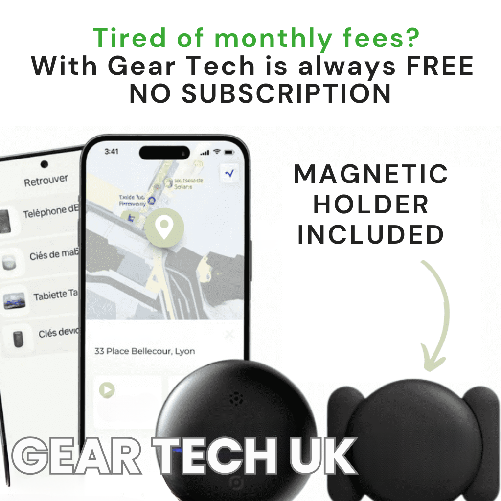 GPS Motorcycle Tracker - No Subscription, Works with Android & iOS