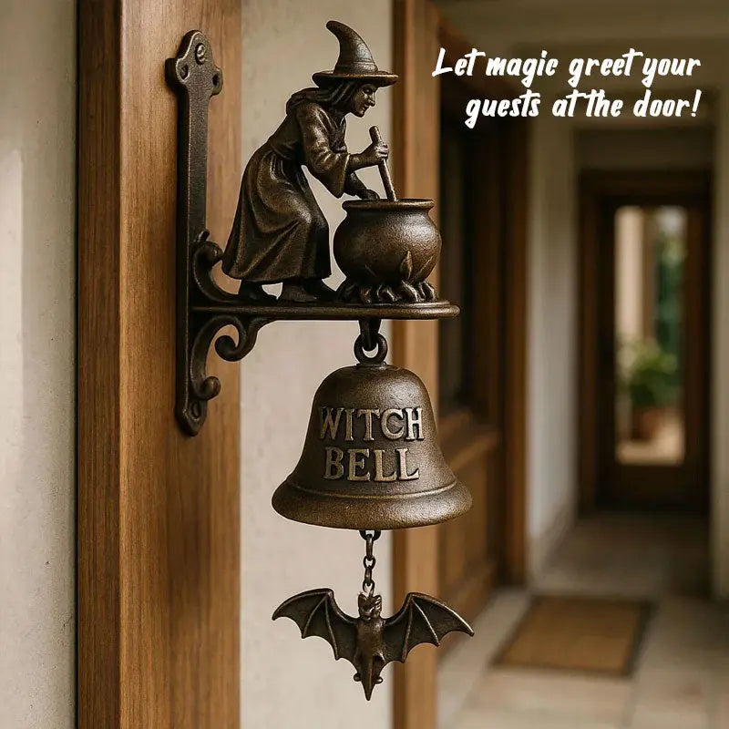 Weatherproof Decorative Doorbell Luna – Antique Witch Design for Indoors and Outdoors