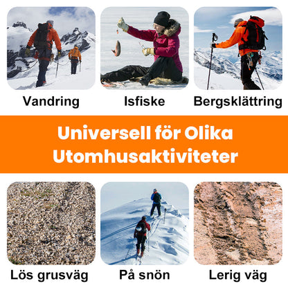 Non-Slip Traction Aids for Walking on Ice, Snow, and Mud