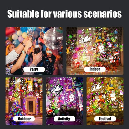 Enchanting LED Projection Light for Year-Round Celebrations