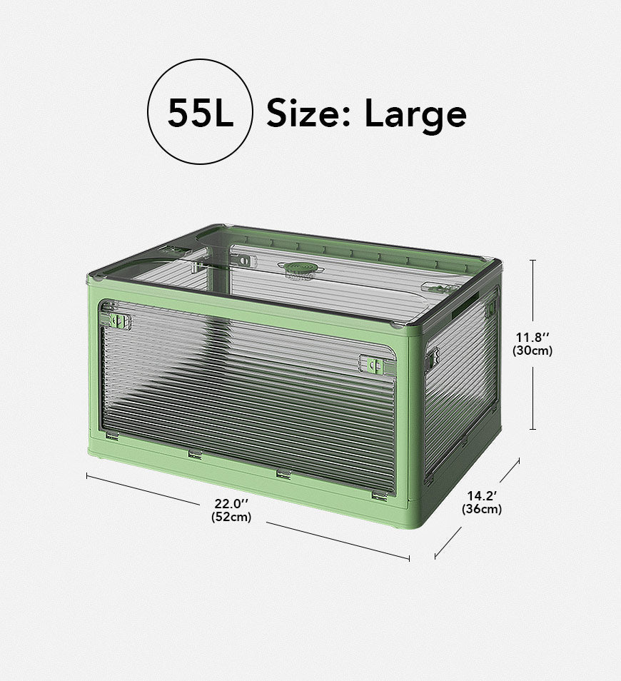Versatile Collapsible Clear Storage Organizer
