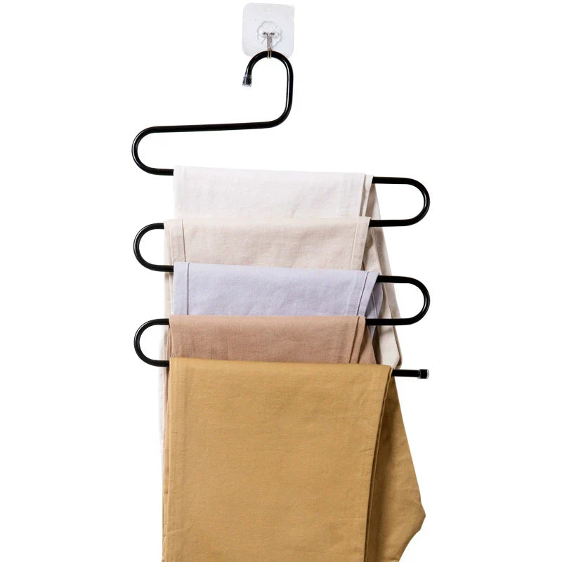 Space-Saving 5-Layer Non-Slip Hangers for Closet Organization
