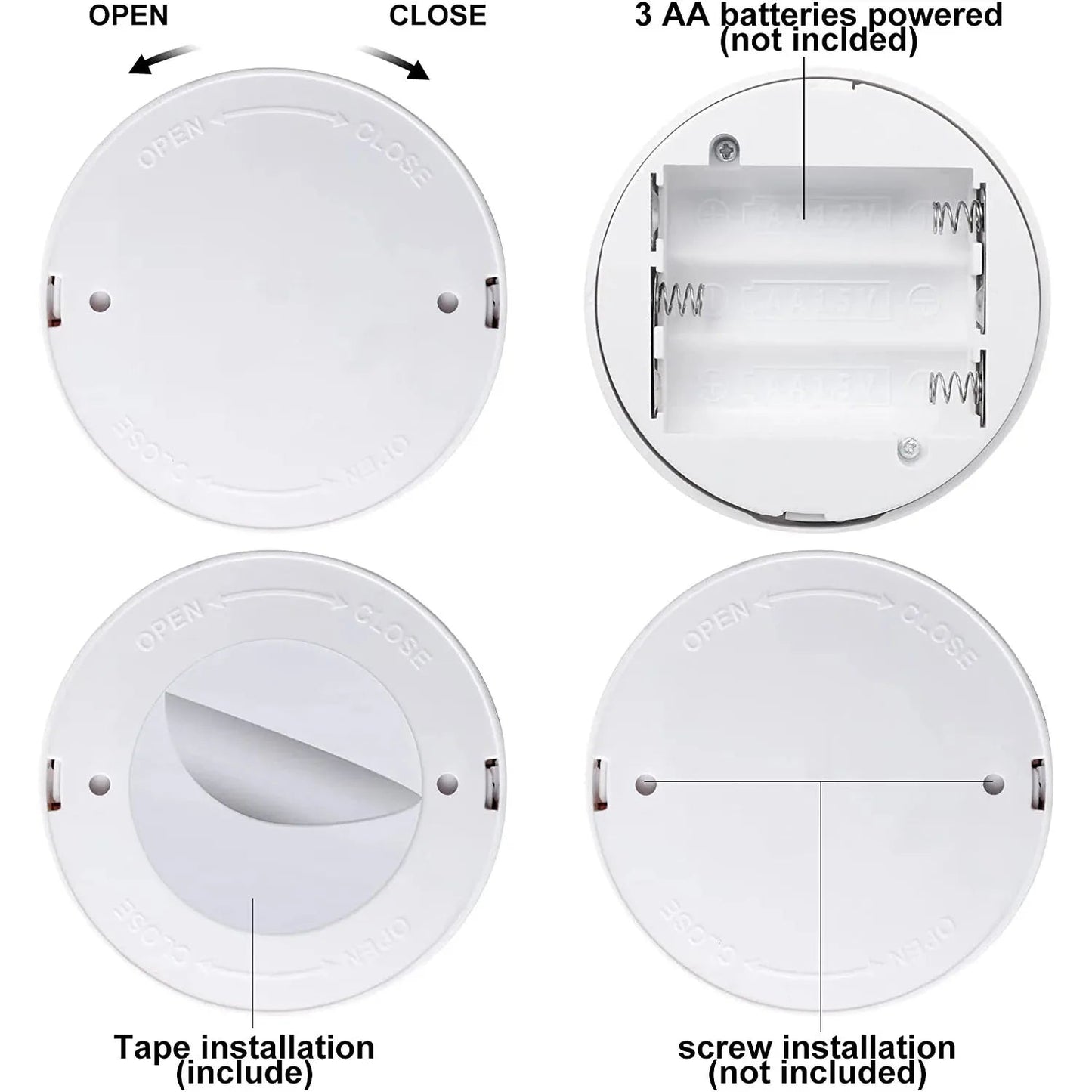 Wireless LED Spotlight Set of 2 with Remote Control – RGB Color Change & Timer, Adjustable for Photos, Cabinets & Walls