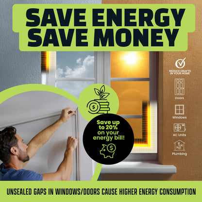 Instantly Seal Gaps for Heat, Comfort, and Protection
