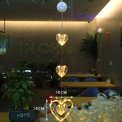 Christmas Window Light with Suction Cup