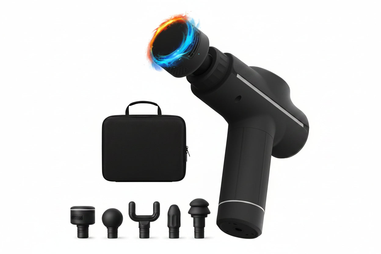 TheraPulse Pro: Portable Massage Gun with Heat & Cool Features
