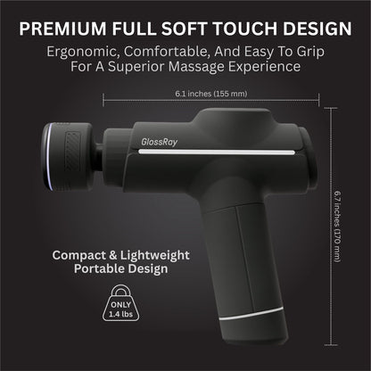 TheraPulse Pro: Portable Massage Gun with Heat & Cool Features