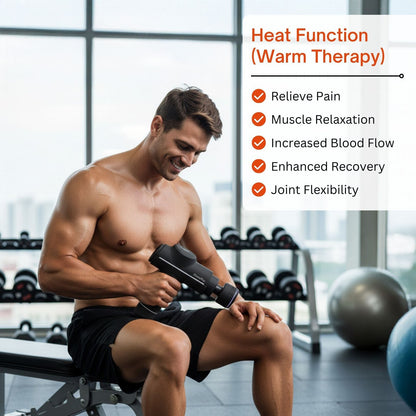 TheraPulse Pro: Portable Massage Gun with Heat & Cool Features