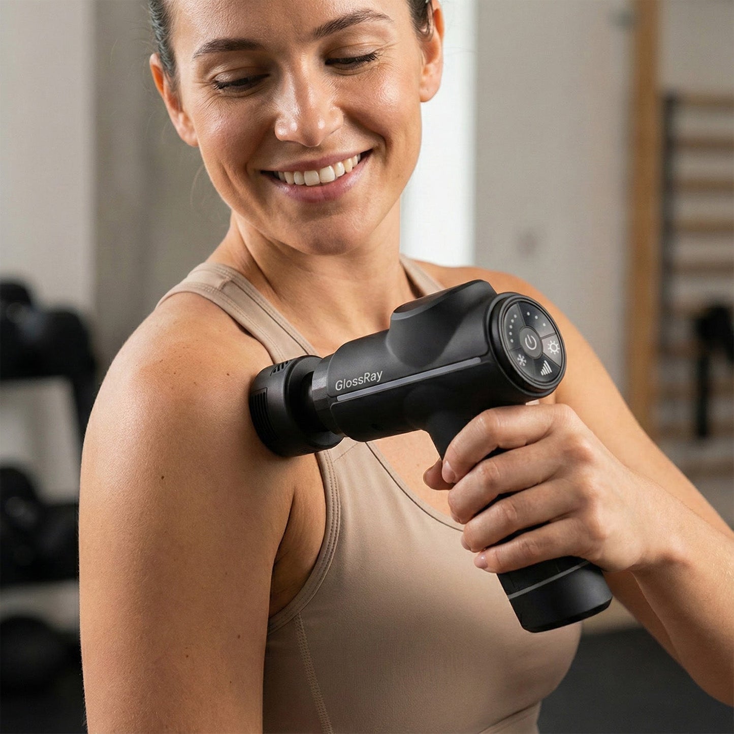 TheraPulse Pro: Portable Massage Gun with Heat & Cool Features