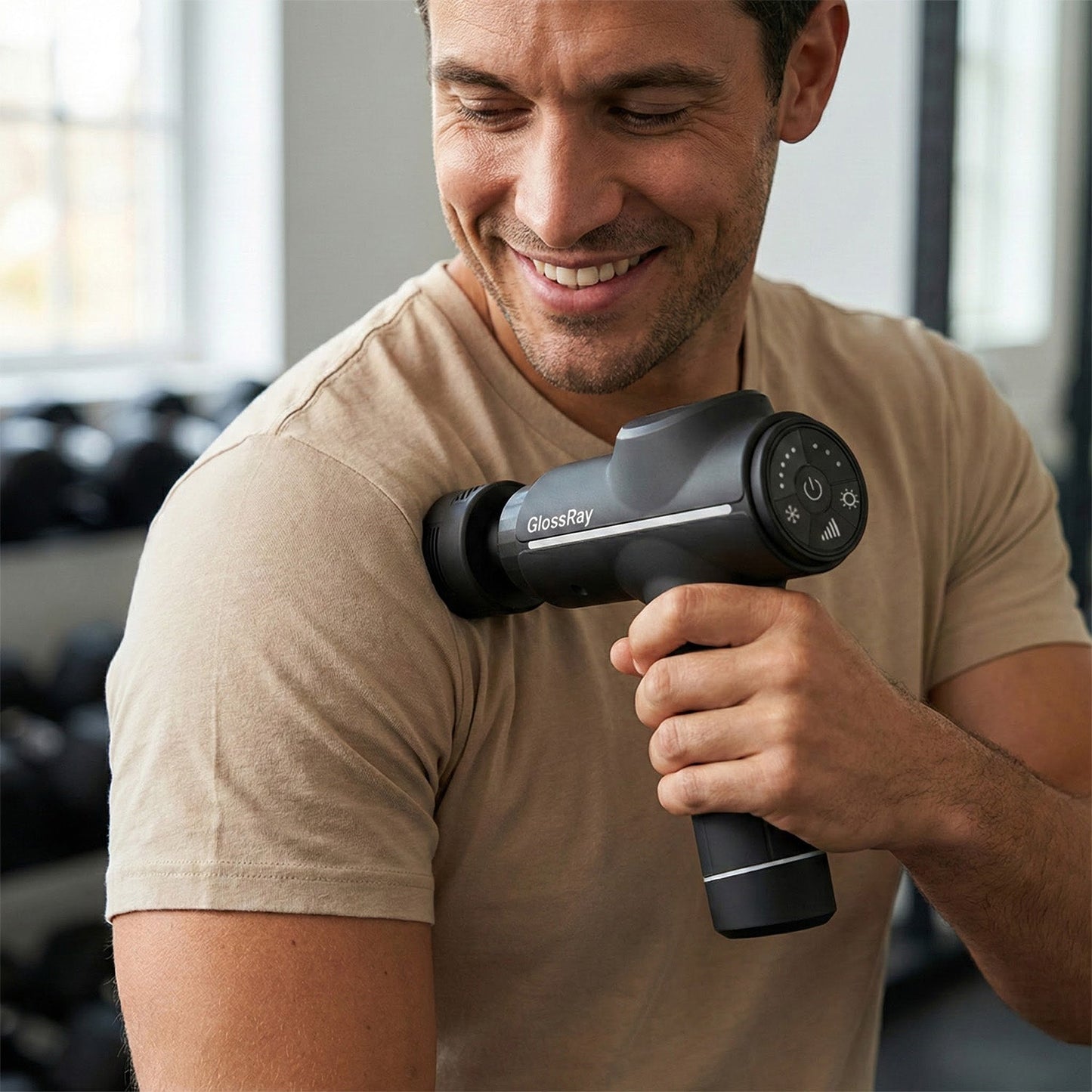 TheraPulse Pro: Portable Massage Gun with Heat & Cool Features