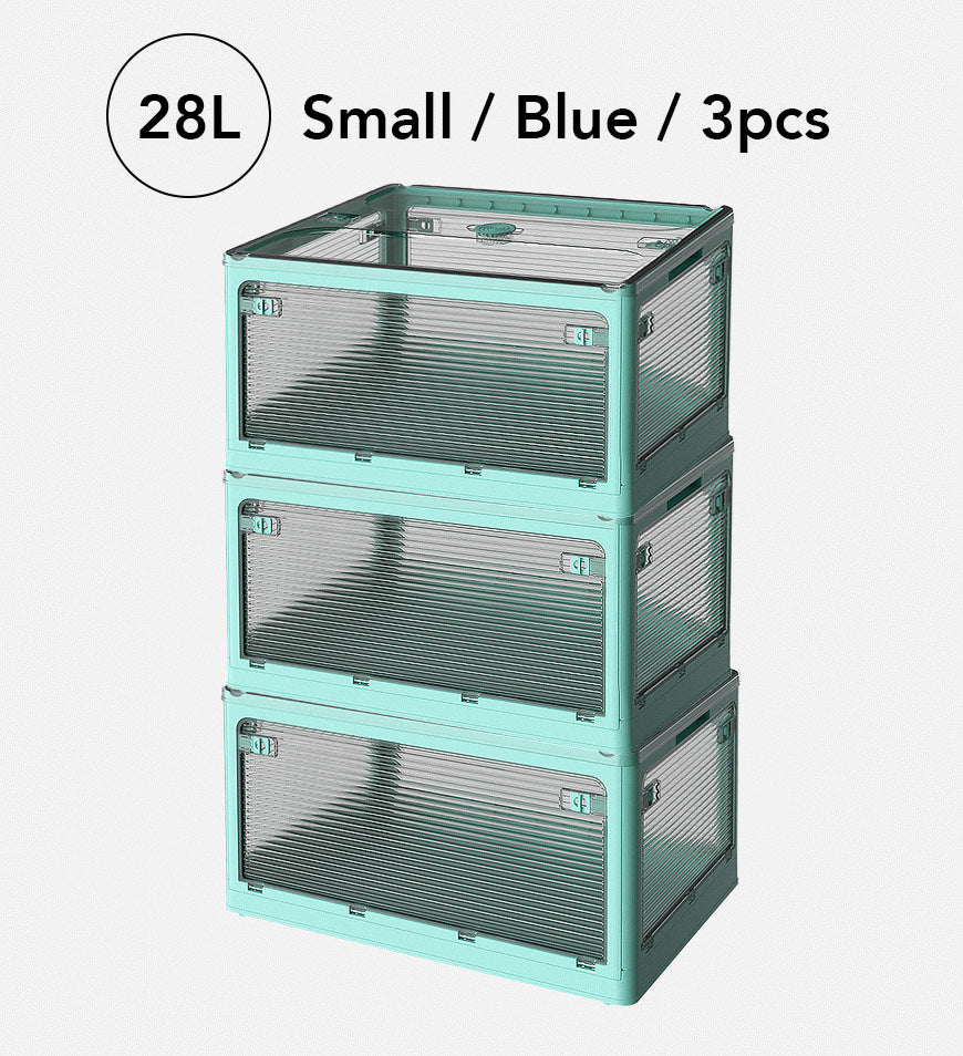 Versatile Collapsible Clear Storage Organizer