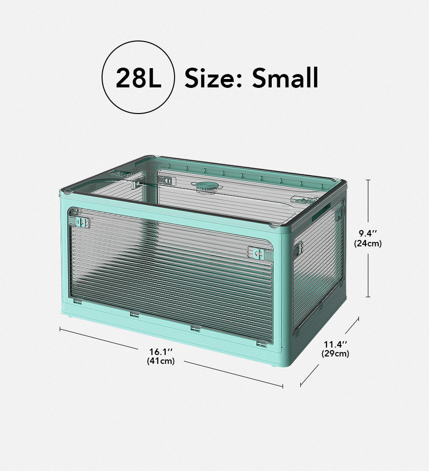 Versatile Collapsible Clear Storage Organizer