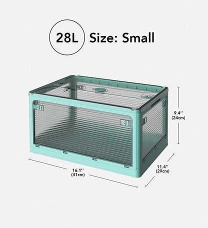 Versatile Collapsible Clear Storage Organizer