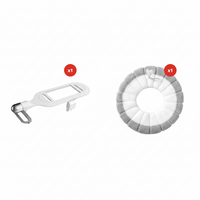 White + Toilet seat