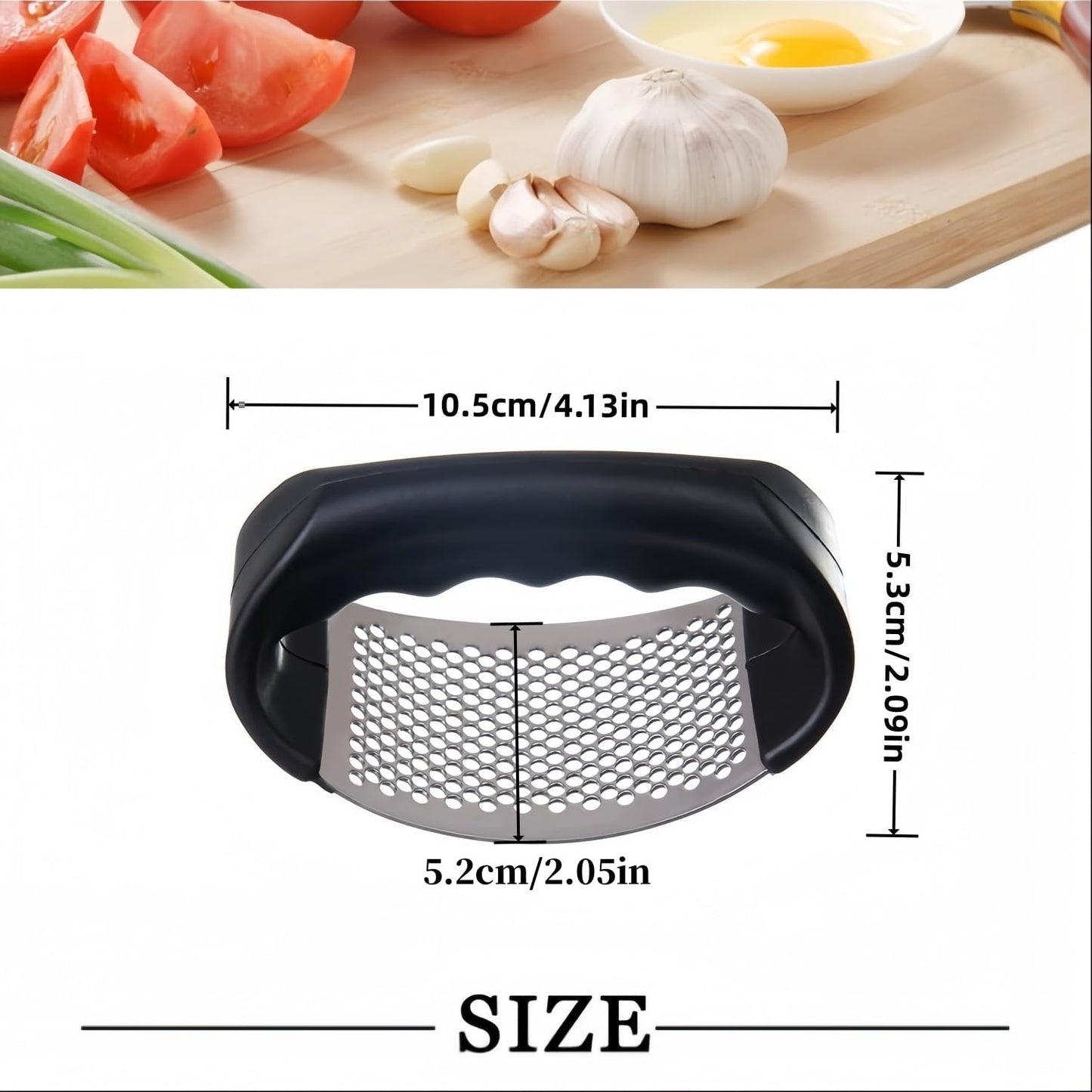 AromaMaster Garlic Press – Effortless Flavor at Your Fingertips