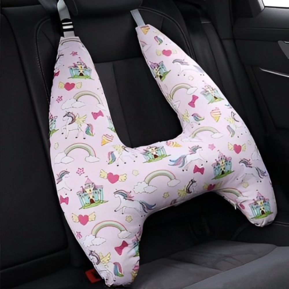 Travel Pillow for Kids - Backseat Comfort for Car Journeys